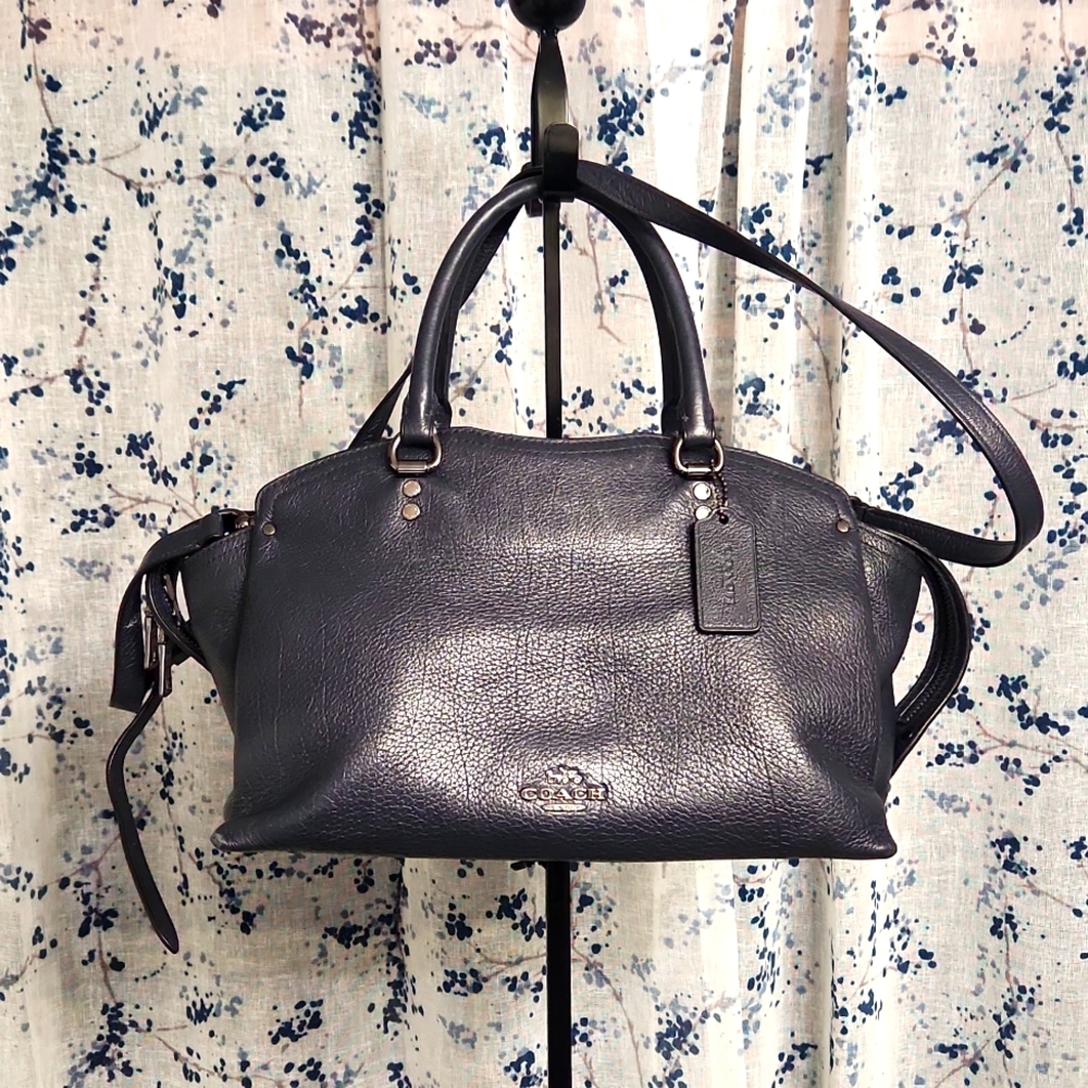 Navy coach bag